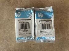 LOT OF 2 GENUINE HP 1VV62A BLACK T0A86A TRI-COLOR INK CARTRIDGE A3-14(14) picture