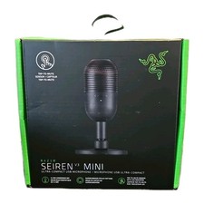 Razer Seiren V3 Mini USB Condenser Mic Tap-to-Mute Supercardioid Stand Black PCs picture