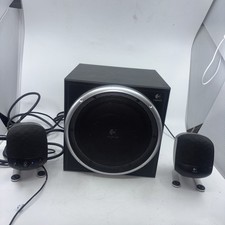 Logitech Z-340 Computer Subwoofer And Speaker System - Works See photos picture