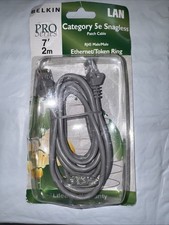 Belkin Pro Series Cat 5e Snagless Patch Cable. 7’ 2m. RJ45 Male/Male. picture
