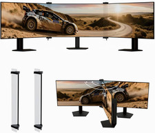 Monitor Bezel-Free Kit for 24 to 32 inch Ultrawide Displays, Triple Monitor picture