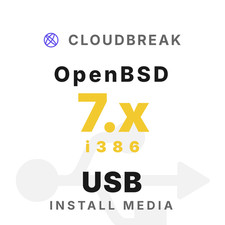 OpenBSD 7.x i386 Bootable/Live Install USB NEW picture