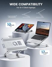 Lamicall aluminum laptop stand for MacBook Air Pro Neo 10-17.3