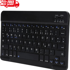German Keyboard 10Inch Keyboard German Layout USB Computer Keyboard for Laptop picture
