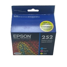 Epson DURABrite 252 T252120-BCS Black/Cyan/Magenta/Yellow Ink Cartridge 01/2026 picture