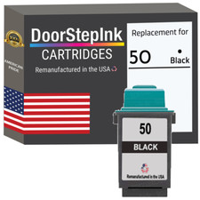 DoorStepInk Compatible Ink Cartridges for Lexmark #50 Black-USA picture