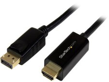 StarTech.com DP2HDMM3MB DisplayPort to HDMI Adapter Cable - 3 m (10 ft.) - DP to picture