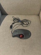 Microsoft Trackball Optical 1.0 Wired USB Red Trackball Mouse DND-00001 Tested picture
