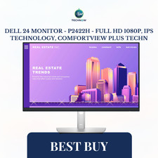 Dell 24 Monitor - P2422H - Full HD 1080p, IPS Technology, ComfortView Plus Techn picture