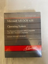 Phoenix Microsoft MS-DOS Operating System Version 4.01 w/GW Basic (SEALED) picture
