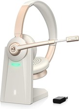 Wireless Headset with Microphone, Bluetooth Headset with Mic AI Noise Canceli... picture