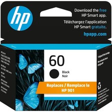 Genuine HP 60 Black Ink Cartridge Prints 200 Pages (CC640WN#140) New ($33 Value) picture