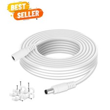 Power Extension Cable 16.5ft, 2.1mm x 5.5mm Plug Compatible with 12V DC Adapt... picture
