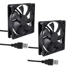 2PACK 120mm 5V USB Computer PC Fan, Fan Brushless picture