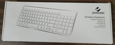 J JOYACCESS Wireless Keyboard, 2.4G Slim Compact Wireless Keyboard + Numeric Pad picture