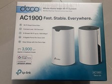 TP-Link Deco S4 AC1900 Whole Home Mesh Wi-Fi System (2-Pack) 3 Gigabit Ports NIB picture
