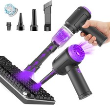 14500 Pa Computer Vacuum Cleaner Mini & 110000RPM Compressed Air Duster for Keyb picture