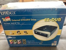 LiteOn SHW-160P6SU06C 16X EXTERNAL DVD + -RW DRIVE EZ-DUB - NEW SEALED picture