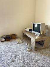 Vintage Tandy 1000 Personal Computer (1985) with Monitor, Joystick,5.25