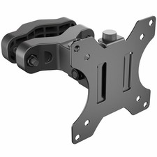VIVO Steel Universal Bracket Pole Mount with Removable Short Arm Clamp, Black picture
