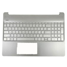 Palmrest For HP 15-DY 15-EF0023DX 15-EF Keyboard M17184-001 L63578-001 Silver US picture