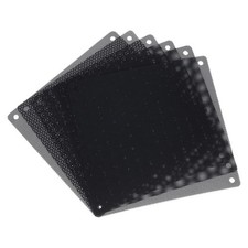 6PCS PC Dust Filter 140x140mm Magnetic Computer Cooler Dustproof Mesh Black picture