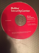 Mcafee Security Center, 90 Day Subscription Installation CD, Dell PN XF079 2005 picture