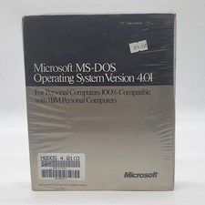 Microsoft MS-DOS 4.01 Retail 5.25