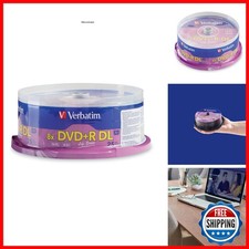 Verbatim LifeSeries DVD+R DL 8.5GB 8X Dual Layer Discs 25 Pack picture