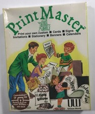 PrintMaster / Unison World / Commodore 64/128 Factory Sealed NIB New picture