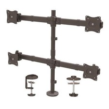 StarTech ARMQUAD Quad Monitor Arm Adj Arti Desk Stand Clamp ERGO VESA for 4x 27