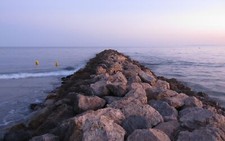 Landscape nature sea Custom Gaming Mat Desk picture