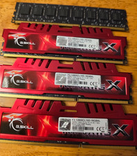 G.Skill Ripjaws X 32GB 4x8GB DDR3 1600MHz RAM F3-12800CL10D-16GBXL Red Desktop picture