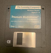 The Learning Company Treasure MathStorm V1.0 Windows 3.5