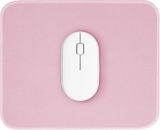Pink Marble Mouse Pad 10.2x8.2 – Cute, Non-Slip, Waterproof, Stitched Edge Mat picture