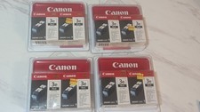 GENUINE Canon 3e Black Ink Cartridge BCI-3eBK 2 Pack NEW SEALED Two Pack-4 picture
