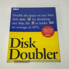 Vintage Disk Doubler Version 3.7 For Macintosh System 7 NEW SEALED Salient picture