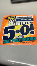 America Online 5.0 for 250 free hours. NEW SEALED picture