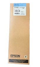 2025 GENUINE EPSON T7155 LIGHT CYAN INK SURECOLOR SC-S70670 S70675 700ml SEALED picture