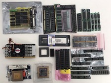 Vintage Lot of RAM & CPU Computer Parts picture