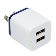 Dual Port Fast 2.0A USB Home Wall Charger Plug for iPad iPhone 13 12 11 X 6 5 5s picture