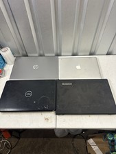 Lot of 4 Laptops Apple MacBook HP Dell Lenovo Parts Repair AS IS picture