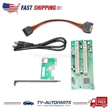 PCI-Express PCI-e to PCI Adapter Card PCIe to Dual Pci Slot Expansion Card US picture