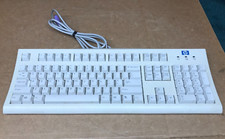 HP Hewlett-Packard C4744-60201 Wired PS/2 Keyboard KB-9970   White picture