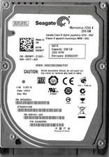 SEAGATE MOMENTUS ST9250410AS 250GB SATA HARD DRIVE P/N: 9HV142-037 FW: D005SDM1 picture