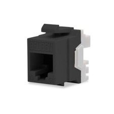 Belden AX102283 10GX Black Modular Jack Cat 6A RJ45 KeyConnect Style picture