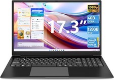 SGIN Laptop Computer, 17 inch Laptop with Intel Core i3-5005U Processor, 4GB DDR picture