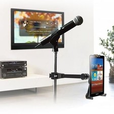 Microphone Stand Tube Pole Clamp Mount Holder for iPad 1/2/3/4/Air/Pro & Tablet picture