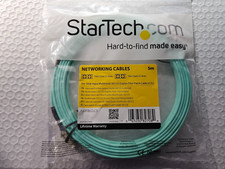 StarTech 5m 10Gb Aqua Multimode Duplex 50/125 LSZH Fiber Optic Cable - LC/LC picture