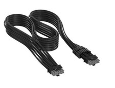 Corsair Elite Premium Individually Sleeved PCIe 12V-2x6 to PCIe 12V-2x6 Black picture